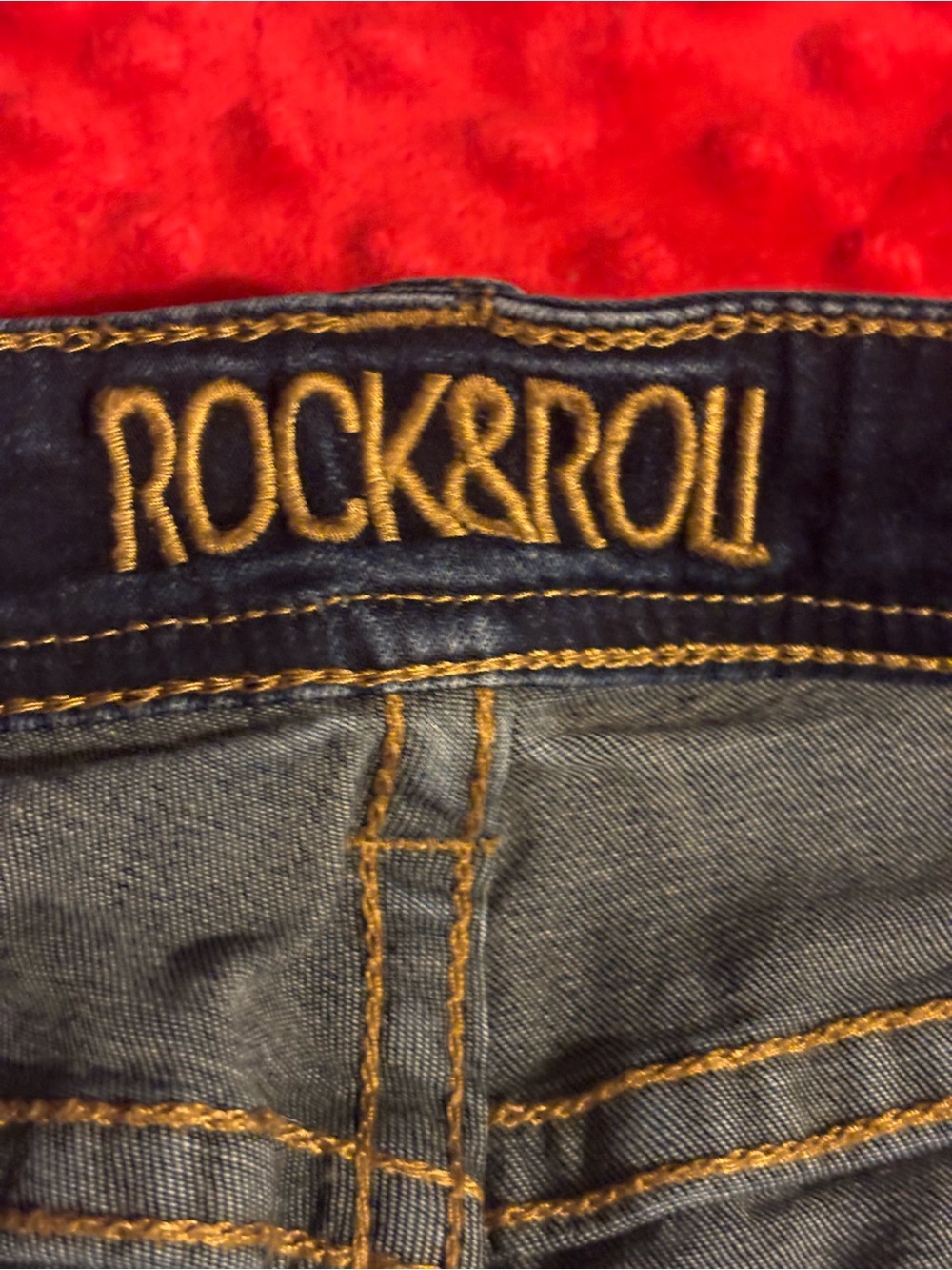 Rock & Roll Cowgirl Dark Indigo Flare Jeans - Picture 5 of 9